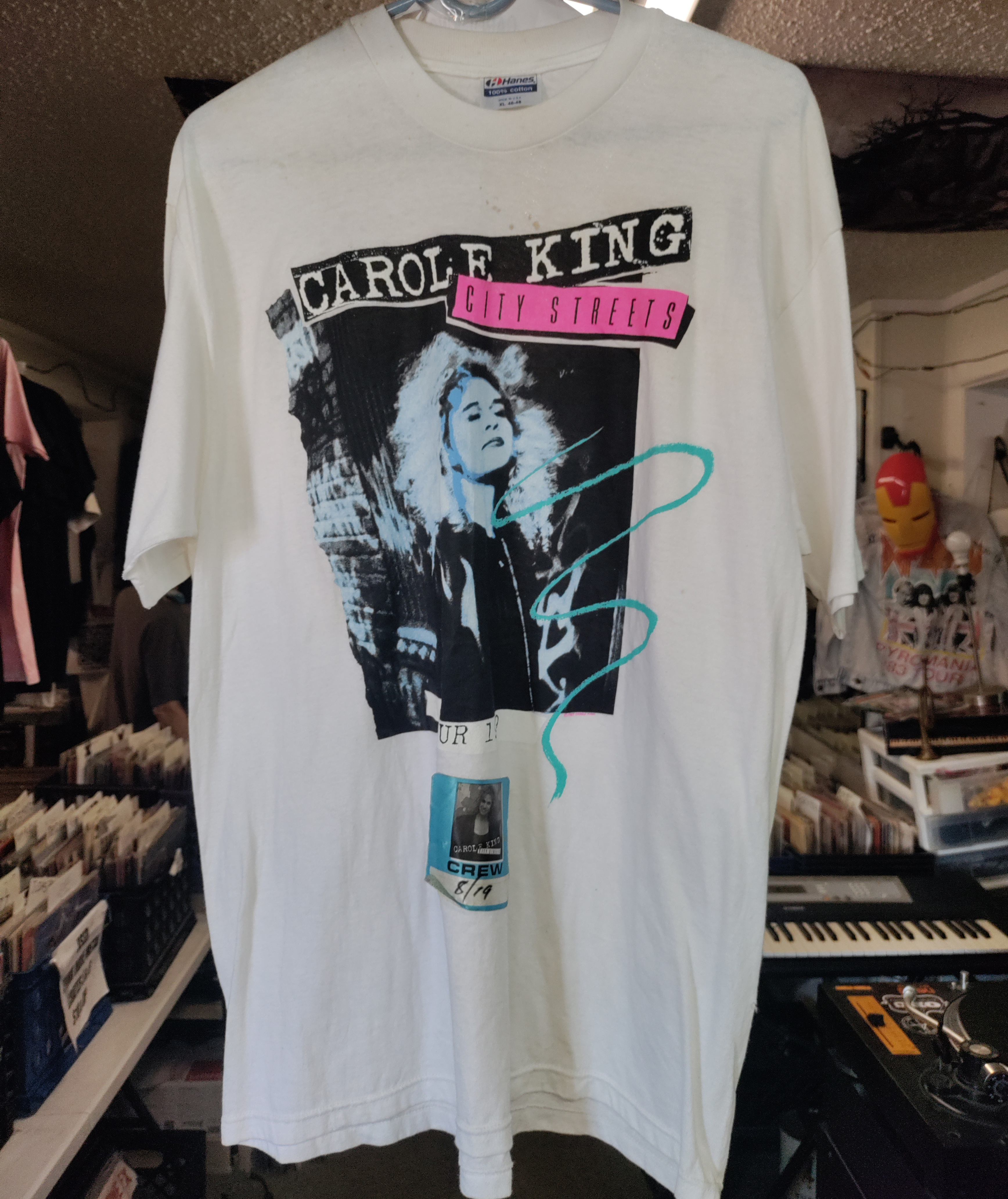 Carol King City Streets Tshirt Large VINTAGE