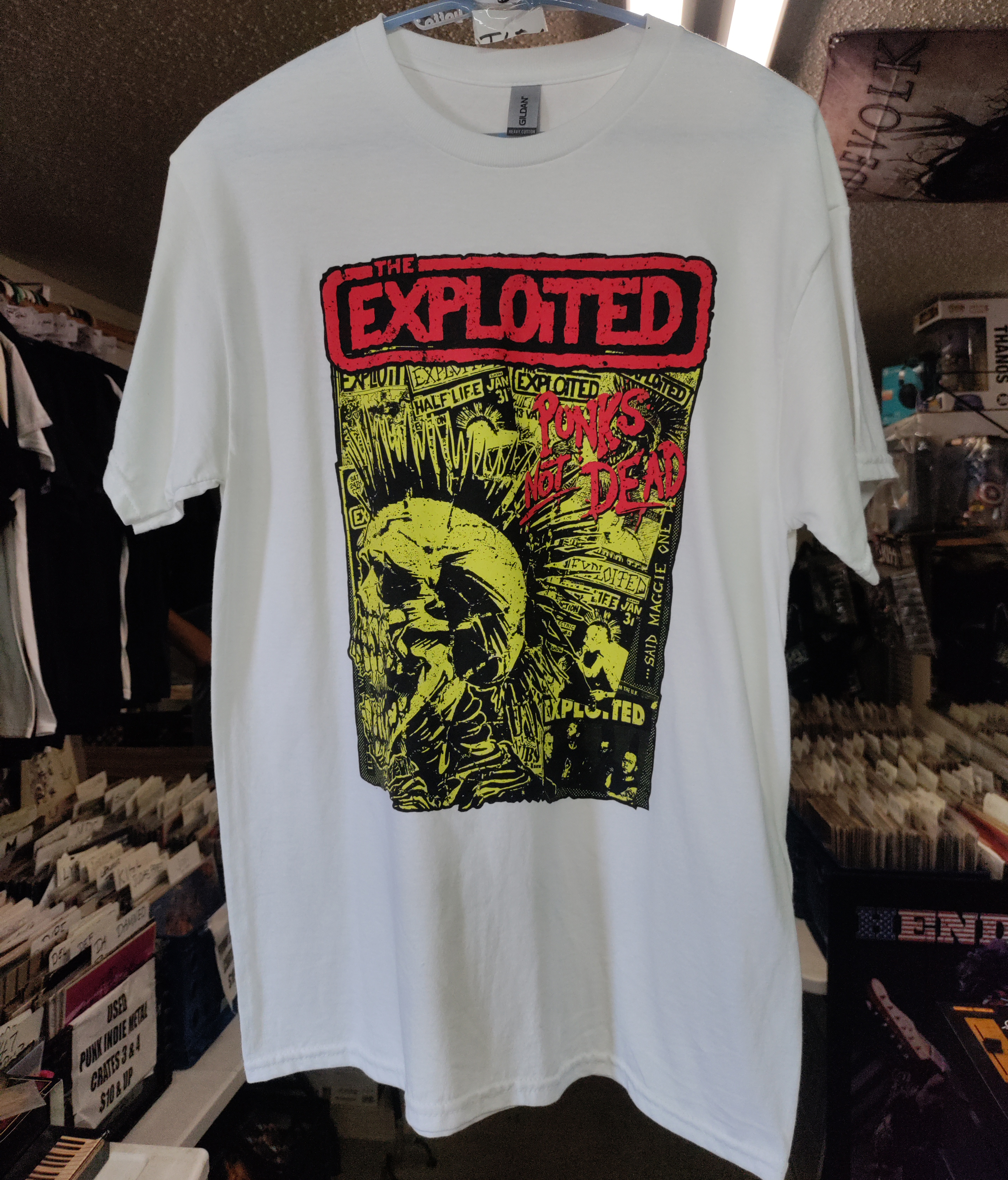Exploited Punks Not Dead Tshirt Medium NEW