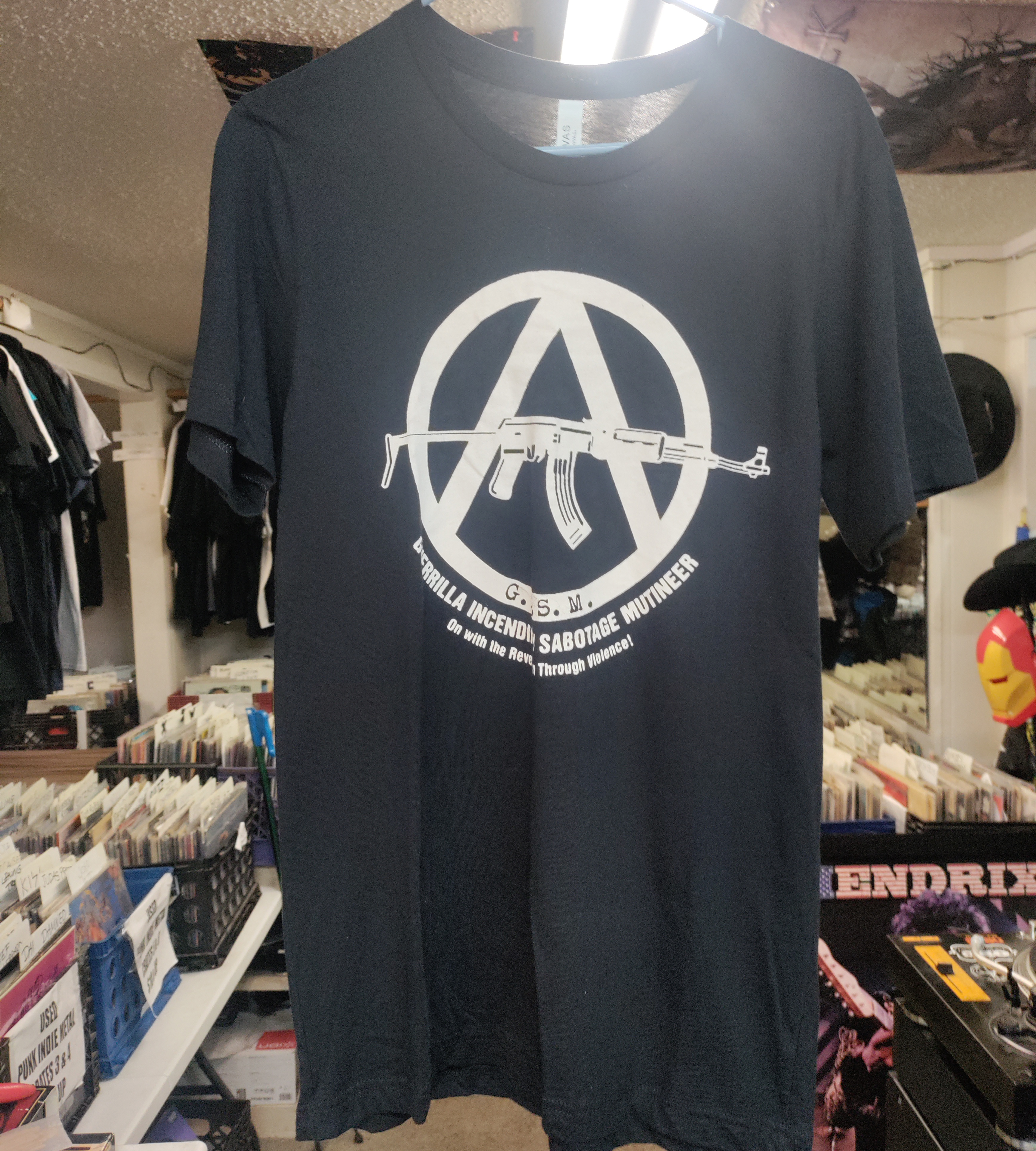 Gism Guerrilla Incendiary Sabotage Mutineer Tshirt Medium NEW