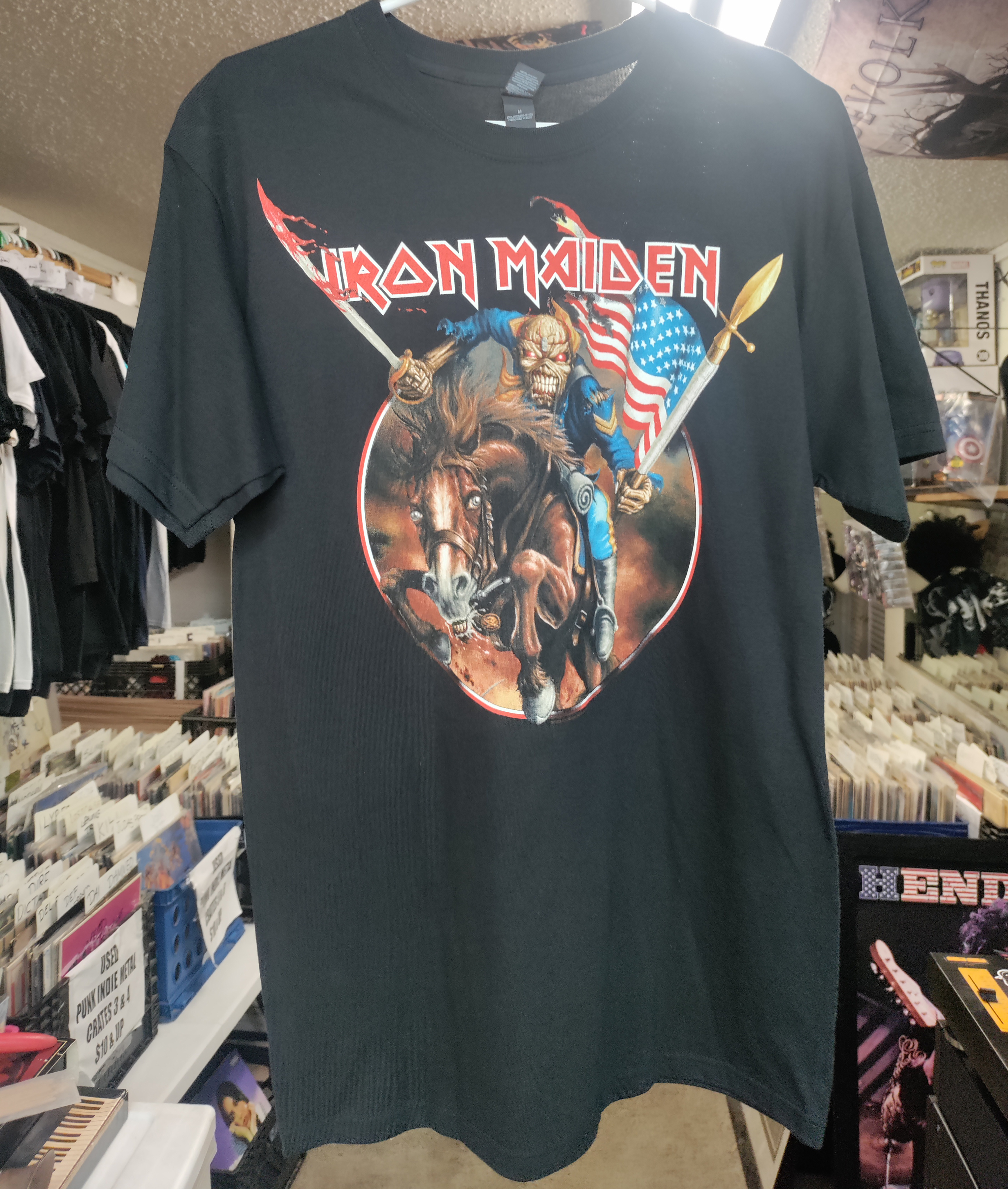 Iron Maiden Custer Tshirt Medium NEW