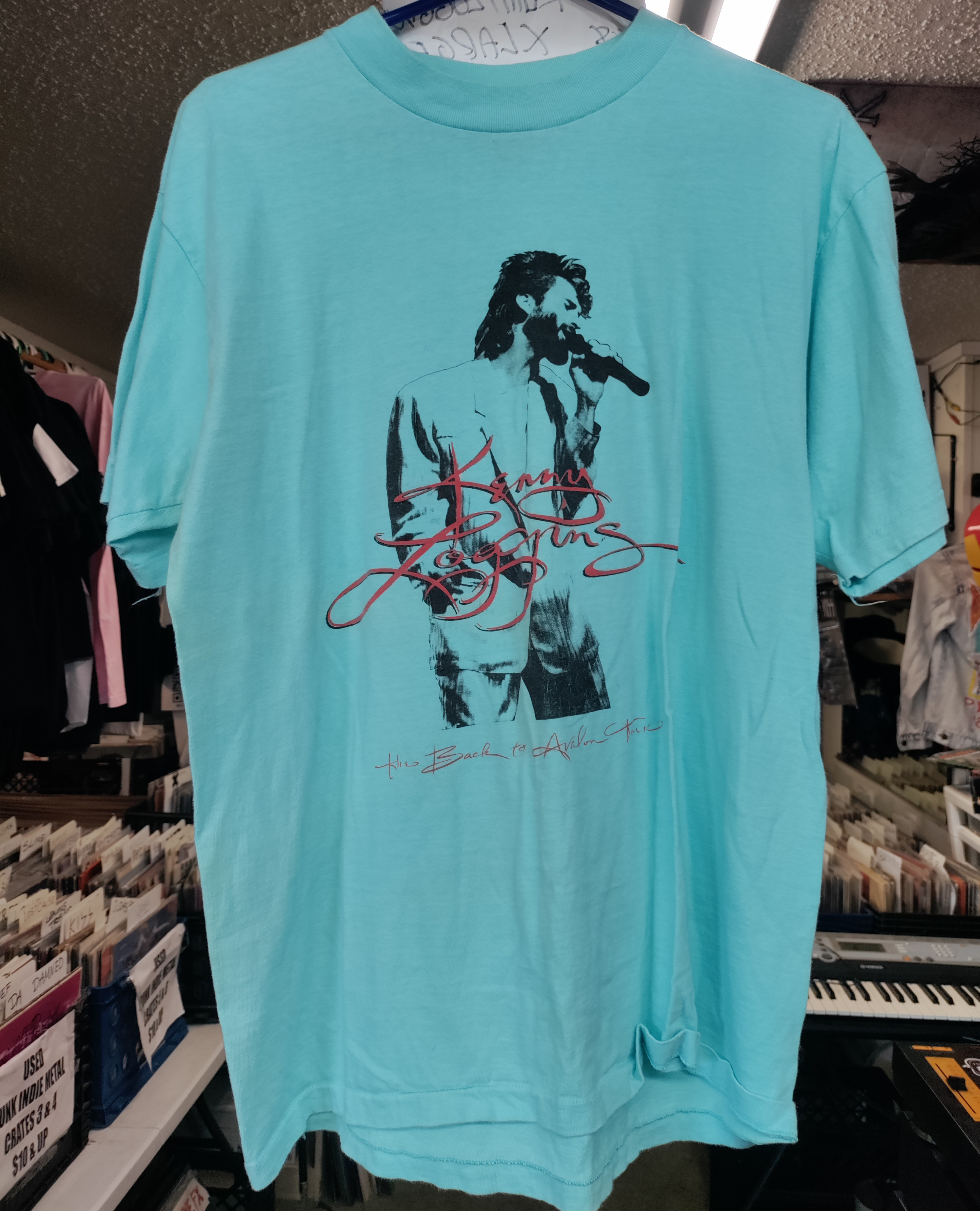 Kenny loggins Back To Avalon Tshirt Large VINTAGE