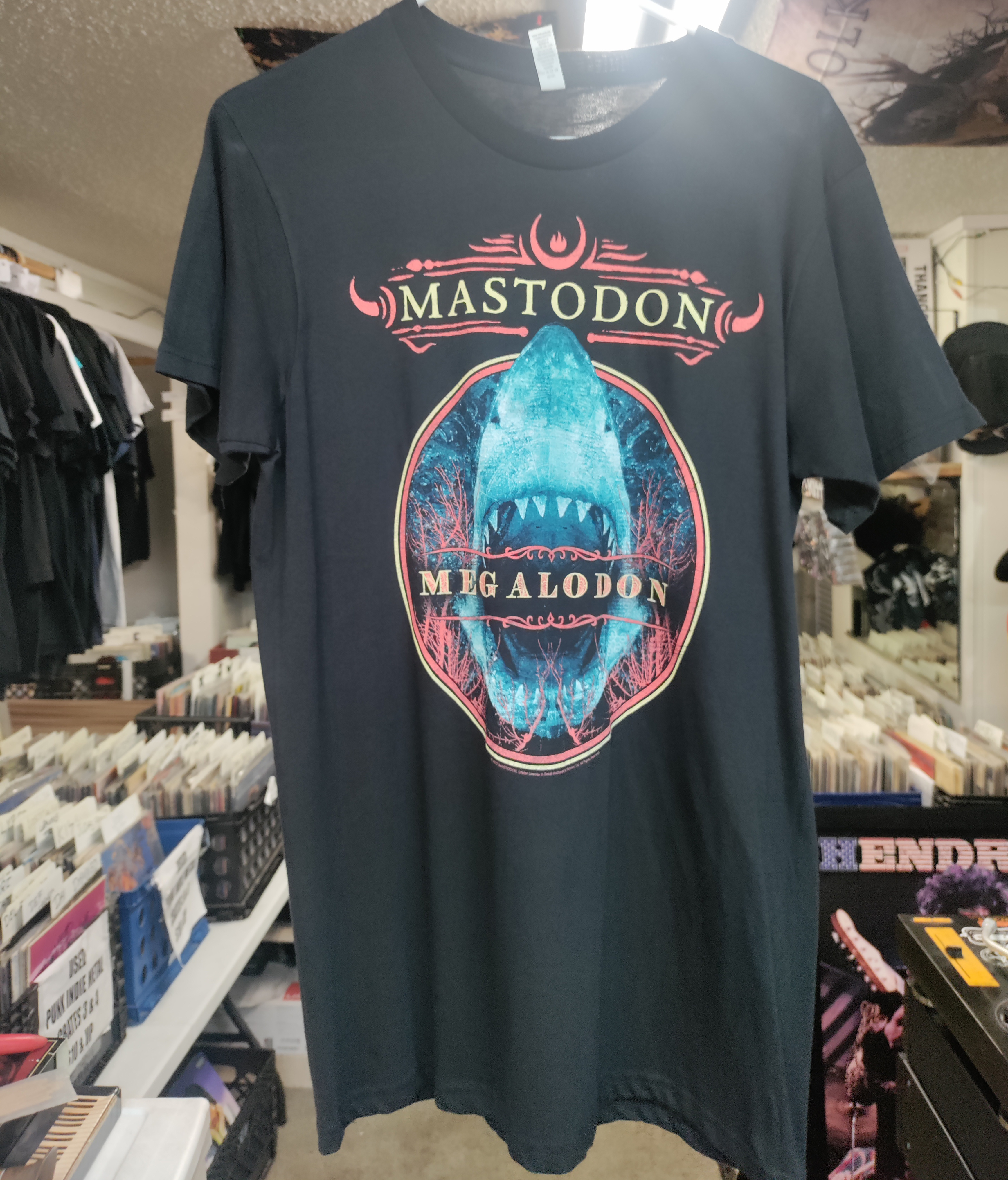 Mastodon Megalodon Tshirt Medium NEW
