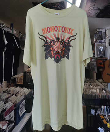 Monotonix Demons Logo Tel Aviv Israel Band Tshirt Large VINTAGE