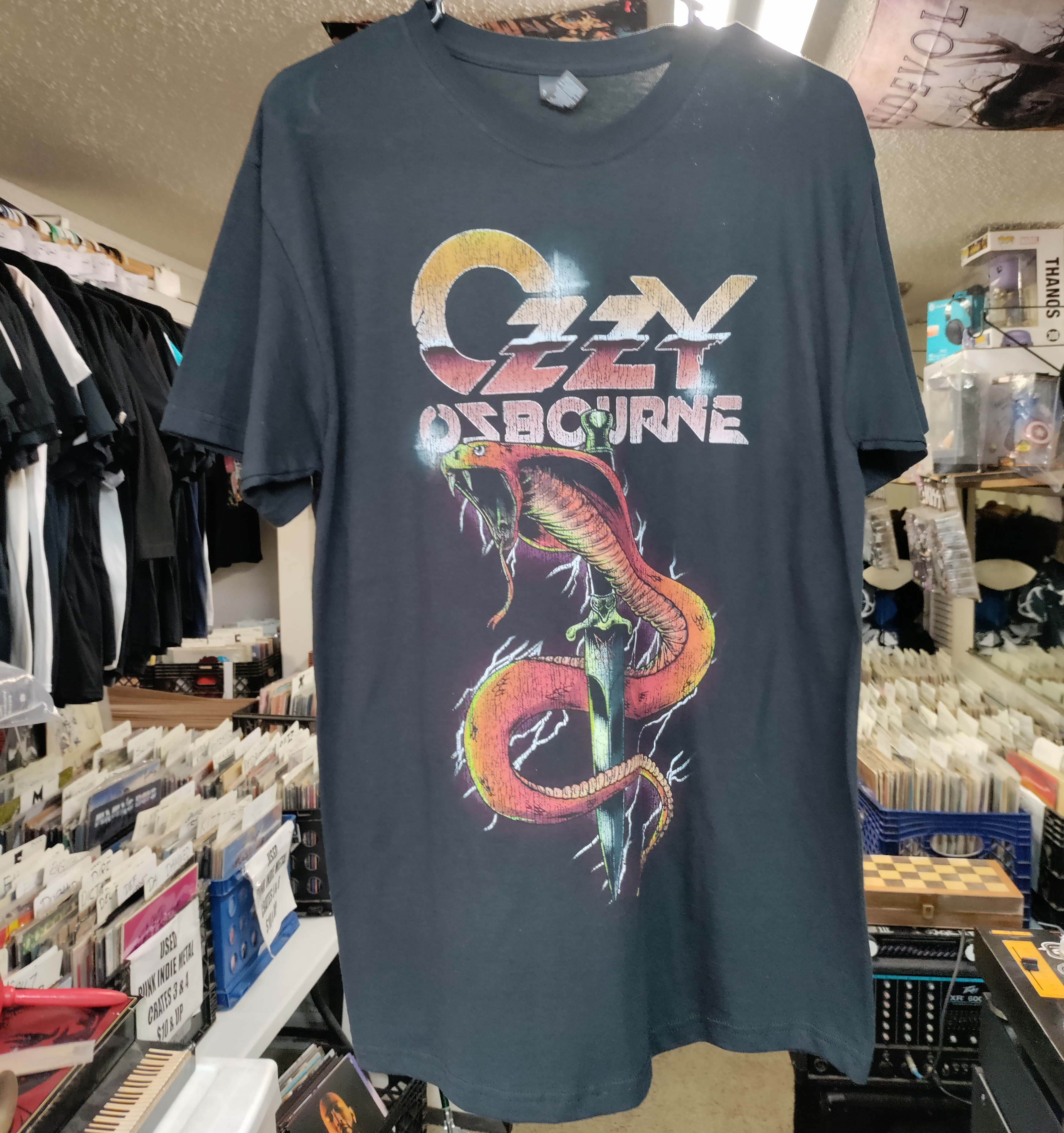 Ozzy Osbourne Snake Tshirt Medium NEW